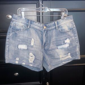 BellanBlue Vintage Wash Distressed Jean Shorts XL